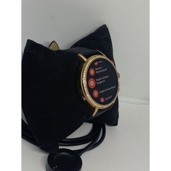 Fossil Gen 4 Authentic Digital Dial Smart Watch Custom Band FTW6015 AB175 - Picture 2 of 10